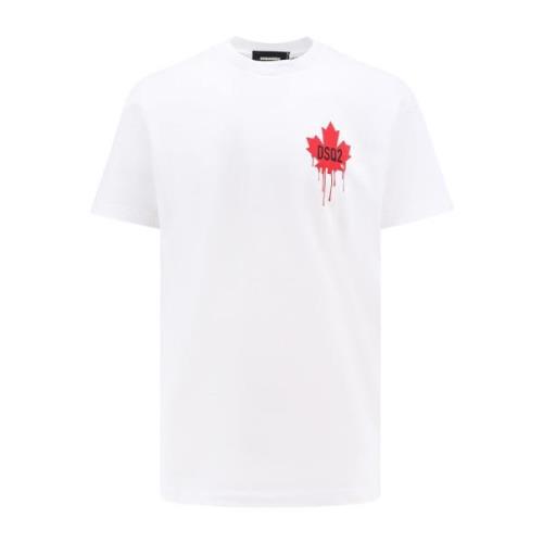Logo Print Cotton Crew-Neck T-Shirt