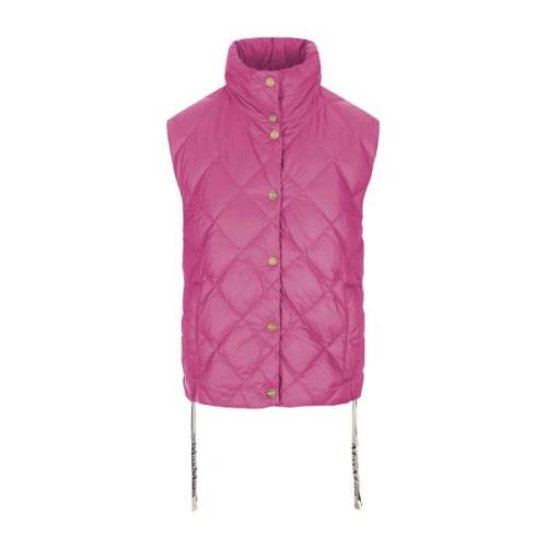 Rosa Gåsedun Gilet Cube Collection