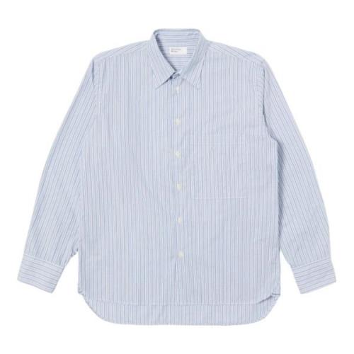 Stripet Bomullsskjorte Moderne Passform