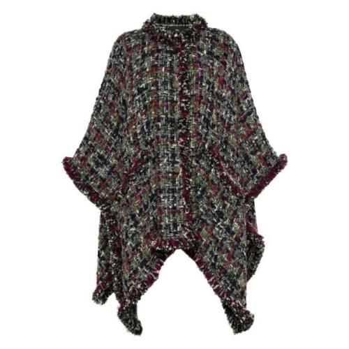 Stilig Poncho for Trendy Utseende