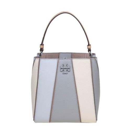 Multifarget Hamret Skinn Bucket Bag