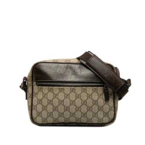 Pre-owned Beige stoff Gucci Crossbody Bag