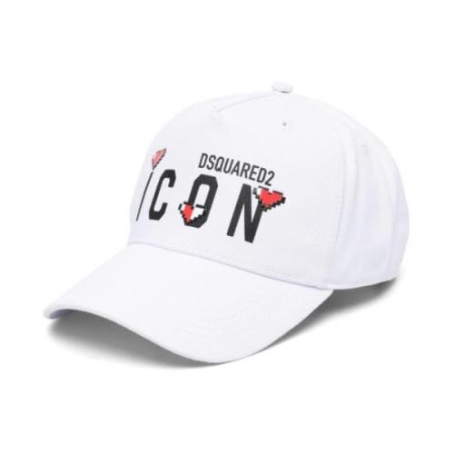 Icon Logo Baseball Cap Hvit