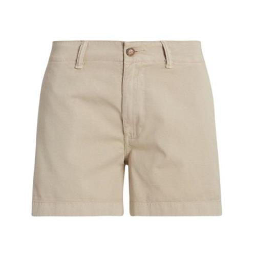 Beige Chino Shorts