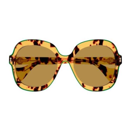 Oversize solbriller Gg1240S-003 Havana