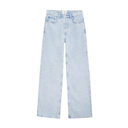 Vintage Bleached Blue High Waist Jeans