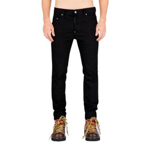 Svart Bull Skater Slim-fit Jeans