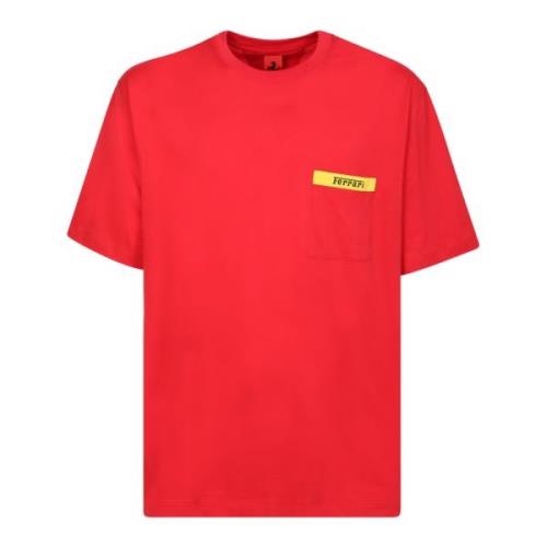 Sporty Stil Rød T-Skjorte
