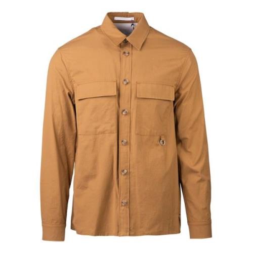 Brun Overshirt Legger Stil Til Avslappede Antrekk