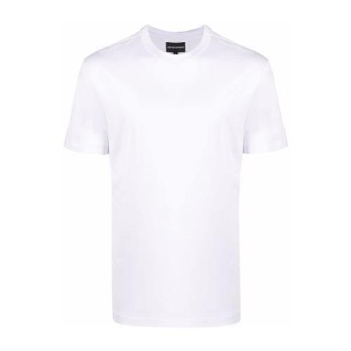 Hvit Logo-Patch T-skjorte Kortermet