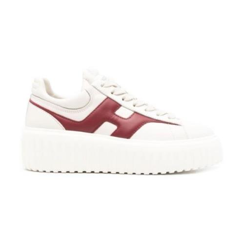 Chunky Sneakers Bordeaux Rød