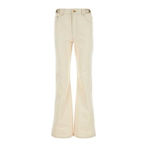 Ivory Denim Jeans - Stilig og Komfortabel