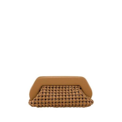 Karamell Knuter Clutch Bag Vegansk Stoff