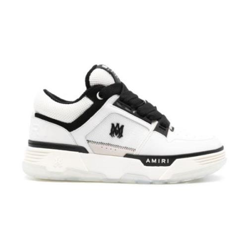 Hvite Skinn Sneakers