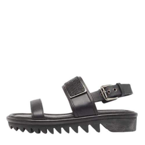 Pre-owned Leather sandals