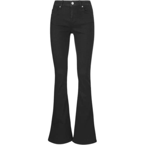 Svart Flare Swan Jeans