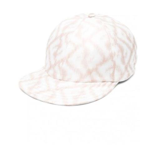 Silke Baseball Cap med Diagonal FF Print