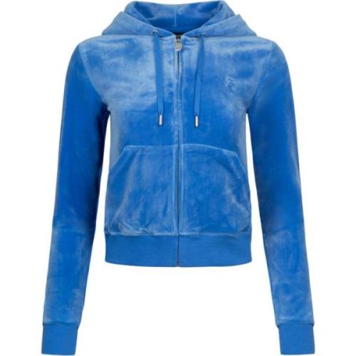 Klassisk Velour Zip Hoodie - Regatta