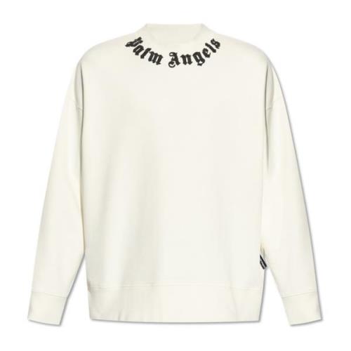 Sweatshirt med logo