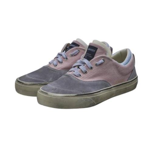 Lave Top Sneakers i Pewter/Light Pink