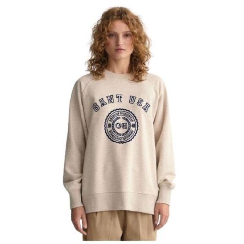 Oversize American Sportswear Sweat i Bomull