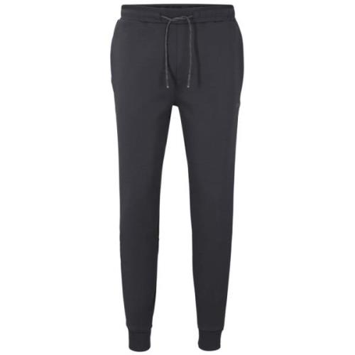 Regular Rise Stretch Bomull Sweatpants med Stripete Sidelinjer