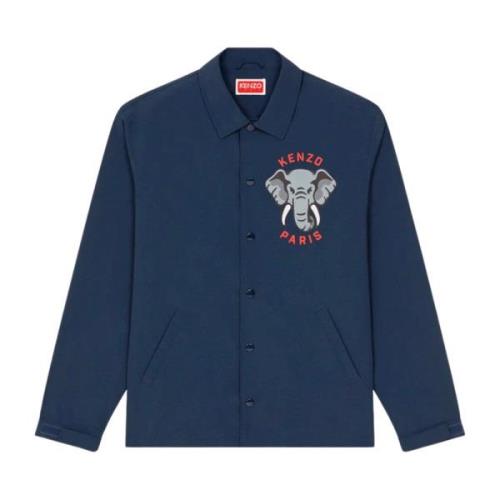 Kenzo Coach Elefant Blå Natt Vest - L