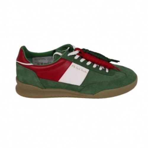 Italiensk Flagg Lær Sneakers OL