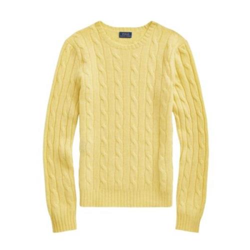 Julianna Cashmere Twist Genser - Fall Yellow