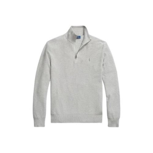 Zip Polo Sweater