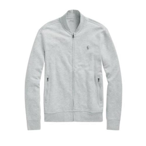 Baseball-inspirert zip-through sweatshirt