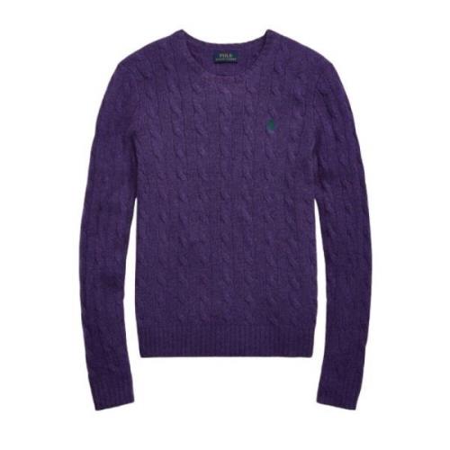 Julianna Valley Purple Twist Strikket Genser