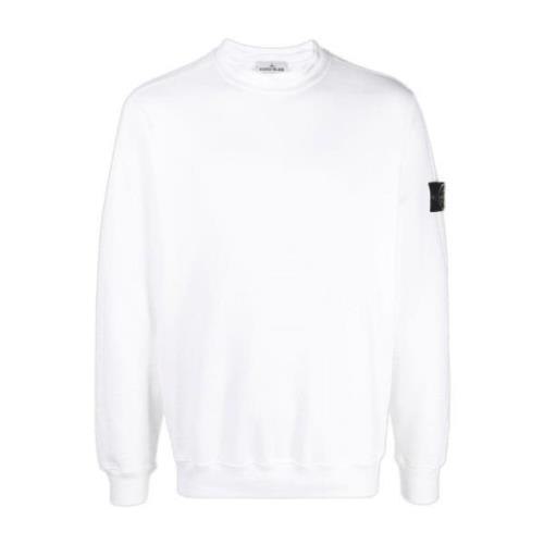 Hvit Compass Sweatshirt