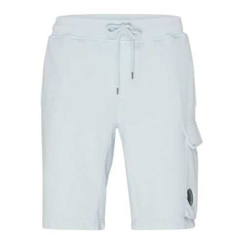 Blå Bomull Regular Fit Shorts