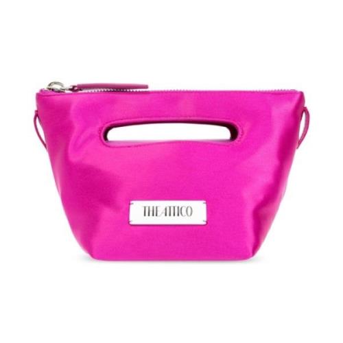 Fuchsia Tote Bag Italia Satin Finish