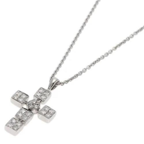 Pre-owned White Gold necklaces