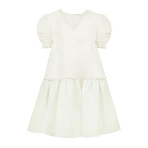 Taffeta Babydoll Kjole Naturlig Stil