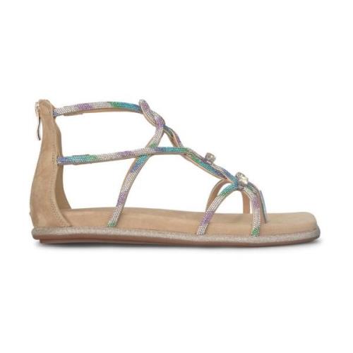 Glitter Stropp Glidelås Sandal