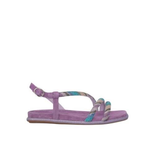 Glitrende stropp sandal