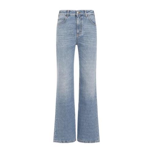 Foggy Blue Bomull Jeans