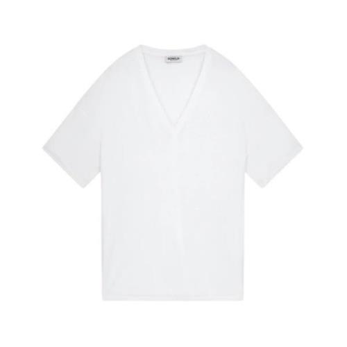 V-hals Jersey T-skjorte