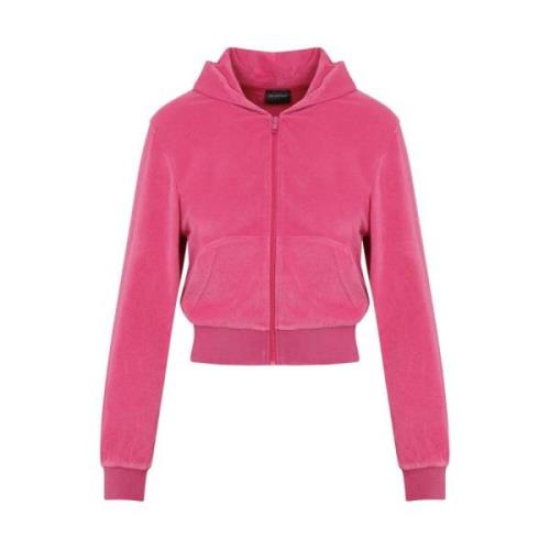 Mørk Rosa Tracksuit Jakke