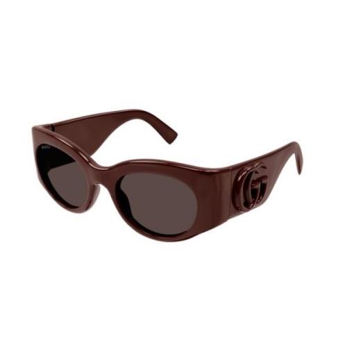 Burgundy Brown Solbriller Gg1544S 002