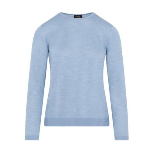 Luksuriøs Cashmere Sweater Light Denim