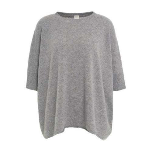 Luksuriøs Grå Cashmere Strikkeplagg Aw24