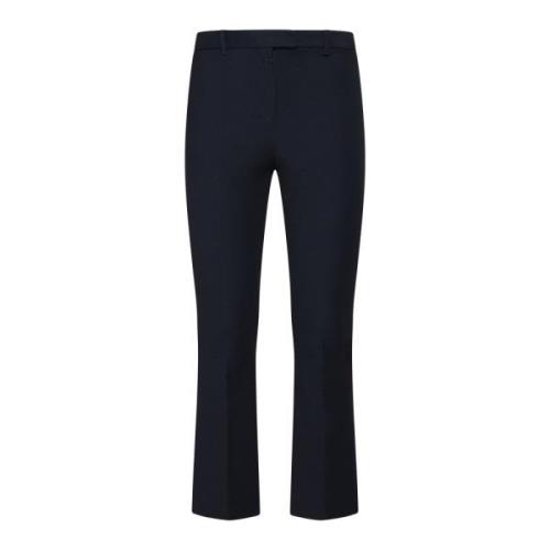 Midnight Blue Stretch Bomull Bukser