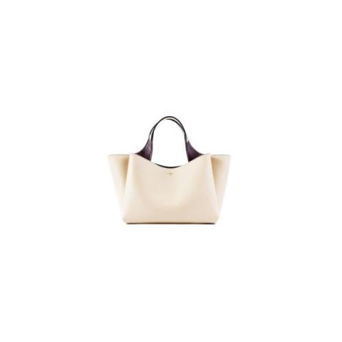 Beige Mini Skinnveske - Tidløs Eleganse