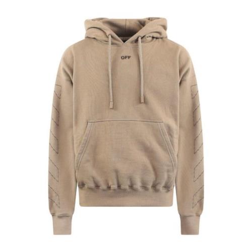 Stitch Skate Hoodie Beige