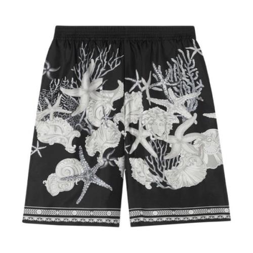 Barocco Sea Print Silke Shorts