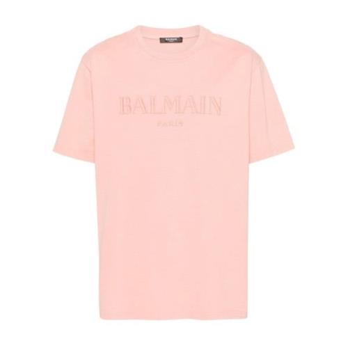 Lakse Rosa Logo Brodert Jersey Tee